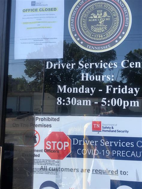 The Clarksville Driver Services Center is closed due to personnel shortage adn illness. The Clarksville Driver Services Center is closed due to personnel shortage and illness. However, Moster said the center could not reopen as expected and patrons were directed to visit other Driver Services Centers in surrounding counties and utilize online services.. 