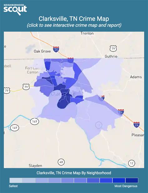 Clarksville tn crime map. Get data on a variety of issues pertaining to Clarksville and the rest of Montgomery County, Tennessee.FBI UCR Crime Report: 2020 . Tweet; Share. Data Central; FBI Uniform Crime Report; ... Click to see the map with different category. Compare to National Average. Less than 60%. 61-70%. 71-80%. 81-90%. 90-100%. 100-110% . 
