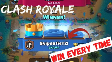 Clash Royale How To Get A Win Every time!!! YouTube