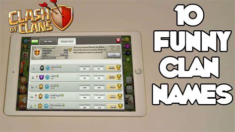 Clash of clans funny clan names. Welcome to the subreddit dedicated to the mobile strategy game Clash of Clans! Members Online From my personal experience, 1000-1100 trophies is the best place for farming. 