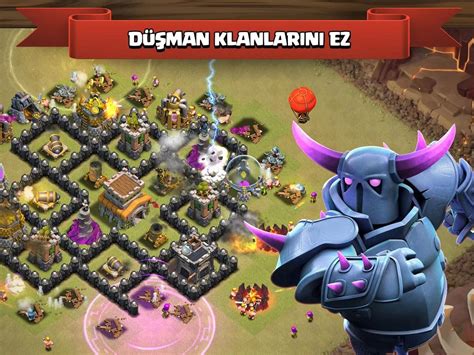 Clash of clans hile apk android oyun