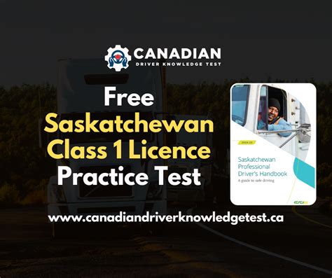 Class 1 practice test saskatchewan.  With engaging visuals, expert explanatio...