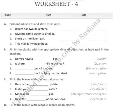 Class 4 english for today.  Advanced questions answers based on latest CBSE...