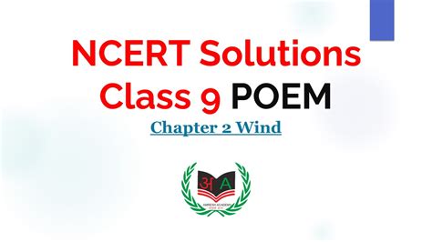 Class 9 NCERT Solutions for English Poem Chapter 2 - Wind