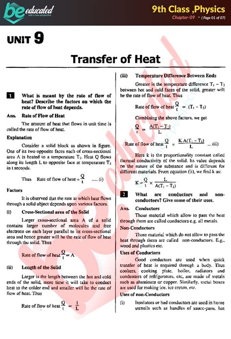Class 9 Physics Notes