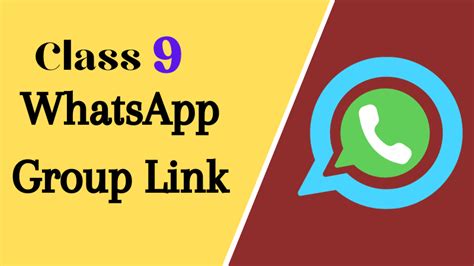 Class 9 whatsapp group link.  Share study materials, discuss subjects, and collaborate on assign...