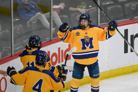 Class A boys hockey state quarterfinal: Corey Bohmert’s hat trick leads Mahtomedi into Class A semifinals