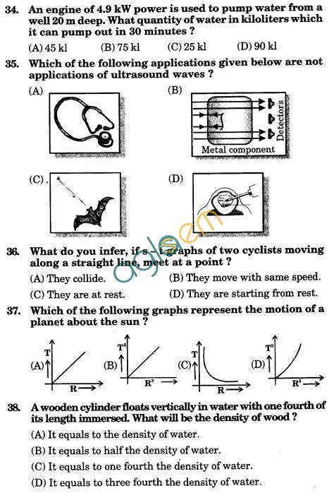 Class Ix Solved Paper Wise Science Chapter