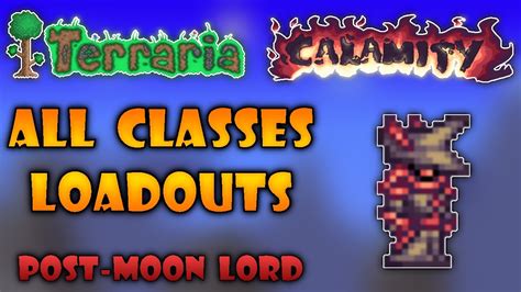 Class Loadouts Guide for Terraria Calamity Mod Post Moon Lord YouTube