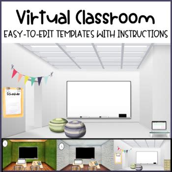 Class Photo Template For Distance Learning Kindergarten Photos Distance Learning Photo Template
