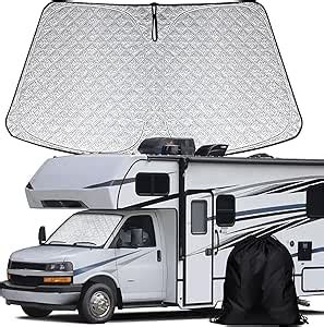 Class c motorhome windshield sun shades.  Custom-made to fit models perf...