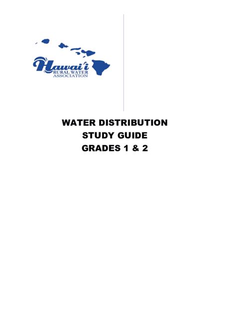 Class d water distribution study guide. - Usaw level 1 sports performance coach manual.