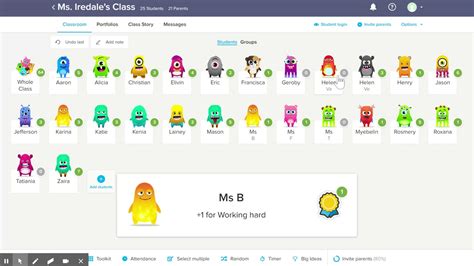 Class dojos for teachers. Help them grow their own way ClassDojo helps teachers and families collaborate to support social-emotional learning with Points and Big Ideas—and gives kids a voice of their own with Portfolios 🎨. Build the best classroom yet From attendance sheets to timers and everything in between, the Teacher Toolkit will save time and energy for what ... 