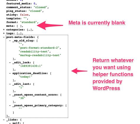 Class: Core class used to manage meta values for terms via the REST API. Source: wp-includes/rest-api/fields/class-wp-rest-term-meta-fields.php:17 Used by 0 functions | Uses 1 function WP_REST_Term_Meta_Fields::__construct () Method: Constructor. Source: wp-includes/rest-api/fields/class-wp-rest-term-meta-fields.php:34