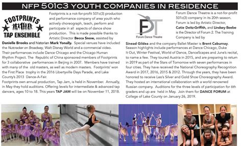 Classes and Schedule Talent Forum.