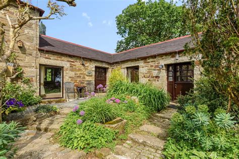 Classic Cornish Granite barn in a beautiful rural landscape.