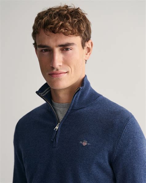 Classic Cotton Half-Zip Sweater - GANT