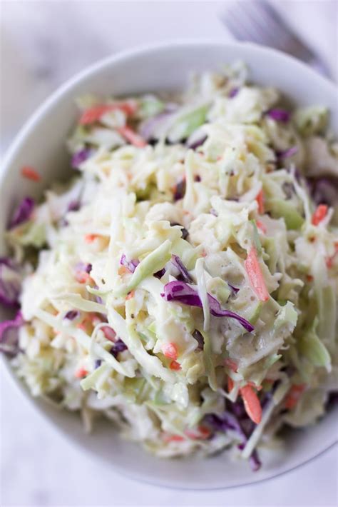 Classic Vegan Coleslaw - Nora Cooks