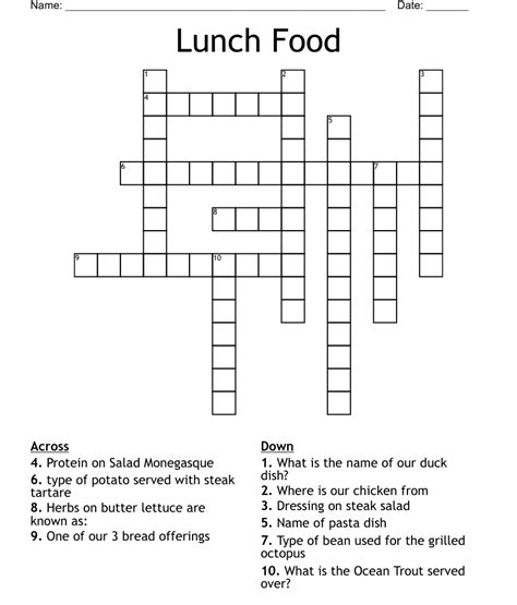 Classic grade school lunch crossword clue. The Crossword Solver found 30 answers to "grad school course", 8 letters crossword clue. The Crossword Solver finds answers to classic crosswords and cryptic crossword puzzles. Enter the length or pattern for better results. Click the answer to find similar crossword clues . Enter a Crossword Clue. 