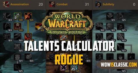 If you were looking for TBC Classic content, please refer to our TBC Classic Rogue DPS talents. 1. Leveling Builds. 2. Rogue Talent Build for Combat Swords. 3. Rogue Talent Build for Combat Daggers. 4. Rogue Talent Build for Seal Fate Daggers.. 