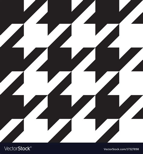 Classical houndstooth pattern big Royalty Free Vector Image