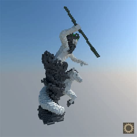 Classical set - Poseidon in 2024 Minecraft statues, Minecraft ...