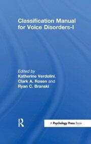 Classification manual for voice disorders i book. - Studyguide for international accounting by doupnik.