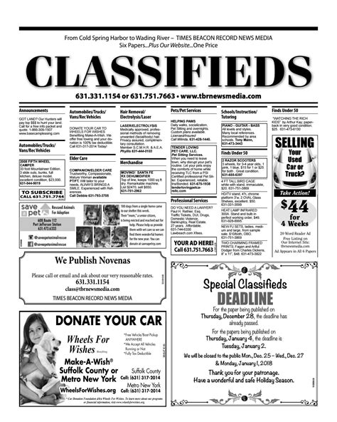 Classifieds. Things To Know About Classifieds. 