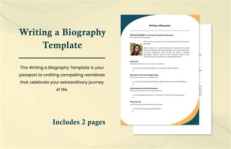 Classiq biography template
