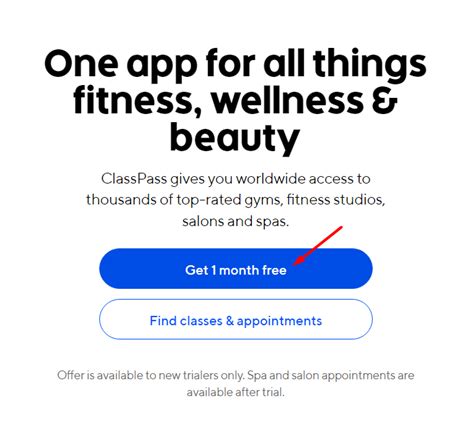 Classpass free trial. ClassPass gives you worldwide access to thousands of top-rated gyms, fitness studios, salons and spas. Try for free. Find classes & appointments. Trial available for new members only. Spa and salon appointments are available after trial. 