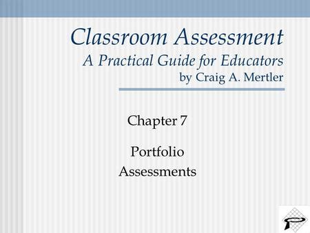 Classroom Assessment A Practical For Educators