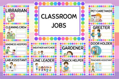 Classroom Jobs Chart