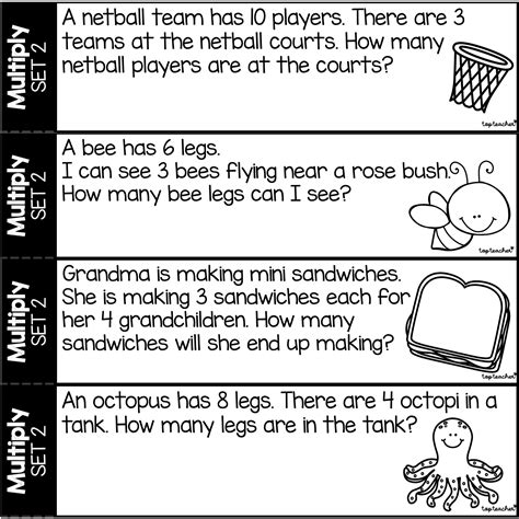 Classroom Math Multiplication Word Problems Worksheets 99Worksheets