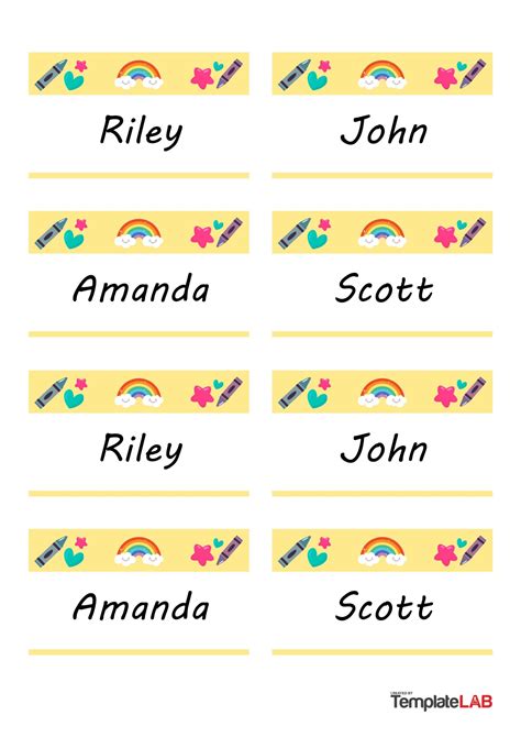 Classroom Name Tags, Printable Name Tags, Name Tag For School, Name Tag