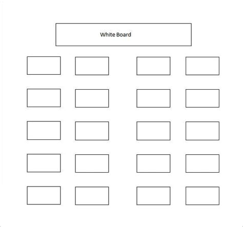 Classroom Seating Chart Template 14+ Free Sample, Example, Format