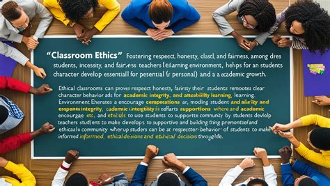 Classroom ethics for teachers.  It contains four basic Doing so, and encouraging the...