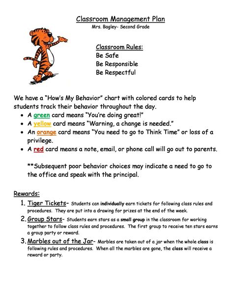 Classroom management plan. Tips to improve class management skills. Prepare yourself before the school year starts. Know what you want students to learn. Plan and follow a timeline for teaching while allowing for flexibility. Know in advance what your school policies are and the support you can expect. Be prepared—and willing—to ask for support. 