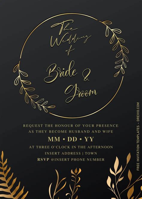 Classy Wedding Invitation Templates