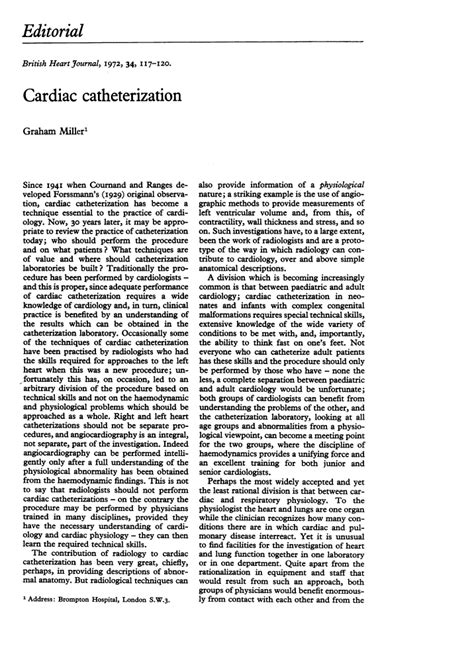 Claude Bernard on cardiac catheterization. - Europe PMC