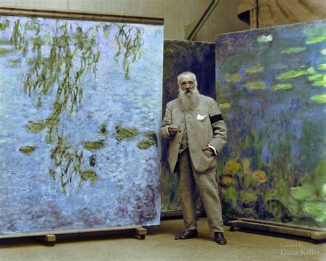 He began painting in a quasi-realist style, which transitioned to a more Impressionist style when he met the painter Berthe Morisot, who exposed him to her circle of Impressionist painter friends, including Claude Monet, Pierre-Auguste Renoir, and Edgar Degas, and their plein air painting techniques.. 