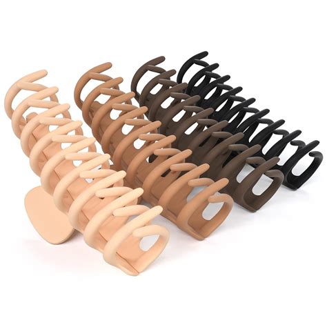 Claw clips amazon. KAUND 8 PCS 1.6 Inch Hair Clips for Thin Hair, Medium Size Non-slip Matte Claw Clips Women, Double Row Teeth Jaw Clips with Neutral Color (C01-8 pack) 329. 3K+ bought in past month. $599 ($0.75/Count) FREE delivery Thu, Jul 6 on $25 of items shipped by Amazon. 
