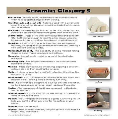 Clay Glossary