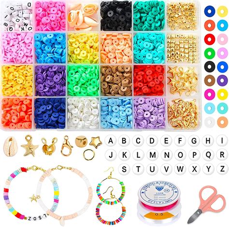 Clay bead bracelet kit amazon. Things To Know About Clay bead bracelet kit amazon. 