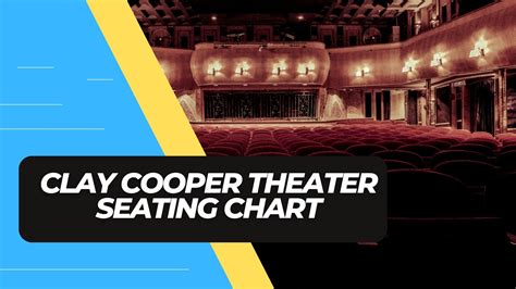 Clay cooper theater. Tips for Choosing the Best Seats at the Clay Cooper Theater. Here are some tips to help you choose the best seats at the Clay Cooper Theater: Consider your budget: The seats in the Center Orchestra section are generally the most expensive, followed by the Center Balcony section. If you’re on a tight budget, consider seats in the … 