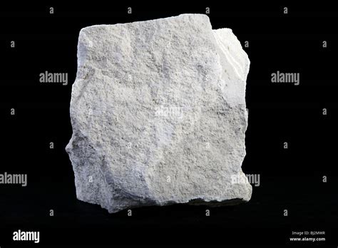 Claystone rock. Breccia – Rock composed of broken fragments cemented by a matrix. Calcarenite – Type of limestone that is composed predominantly of sand-size grains. Chalk – Soft, white, porous sedimentary rock made of calcium carbonate. Chert – Hard, fine-grained sedimentary rock composed of cryptocrystalline silica. 