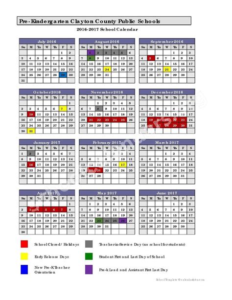 Clayton State Academic Calendar