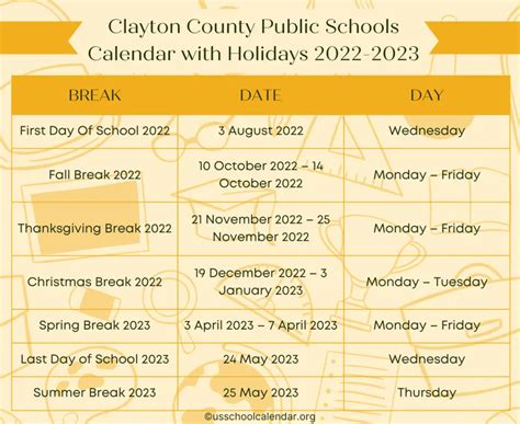 6/19/24. Juneteenth Day. All Schools. 7/4/24. Independence Day. All Schools. Easily view and search the Clayton County Calendar 2023-2024: Including holidays, team schedules and more.. 