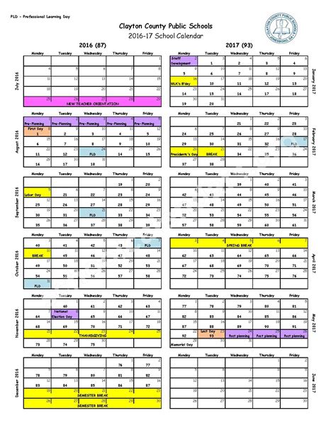 Clayton county schools calendar. Published July 13, 2023. Updated July 24, 2023. Back to School. FOX 5 Atlanta. ATLANTA - With the school year around the corner in Georgia, many parents are preparing to send their children back ... 