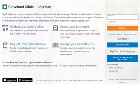 Cle clinic my chart. MyChart & Patient Portal. Manage your healthcare 24/7 online with health management tools that connects Union Hospital patients to their electronic medical record. Call 330.343.3311. Login To Your Patient Portal. MyChart. Union Hospital's Patient Portal. 