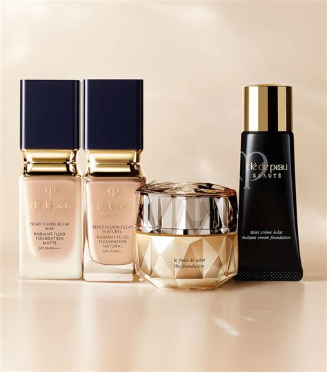 Cle de peau foundation. Details & care. What it is: A liquid foundation with a naturally radiant finish that lasts for 24 hours. What it does: This foundation provides full coverage and a luminous finish with sheer-to-medium coverage. How to use: Apply following skin care or the application of pre-makeup base. Shake the bottle several times with the cap on. 